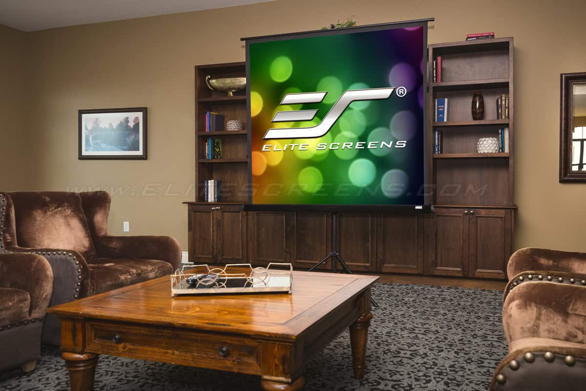 elite-screens-tripod-pro-stativ-leinwand-119-zoll-1-1-maxwhite image 2