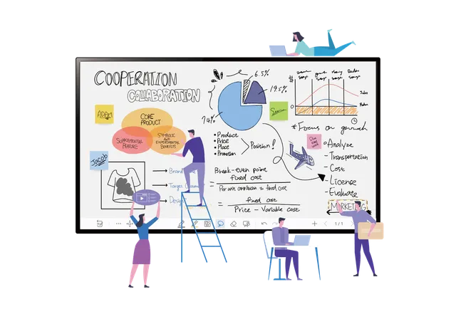 newline-whiteboard-integriertes-android-whiteboard-f-r-q-series image 1
