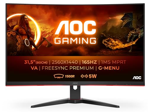 aoc-gaming-cq32g2se-32-zoll-qhd-curved-monitor-165hz-schwarz-rot image 2