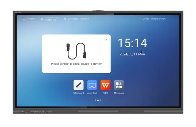 newline-s-pro-series-interaktives-display-android-14-mit-4k-ai-kamera image 1