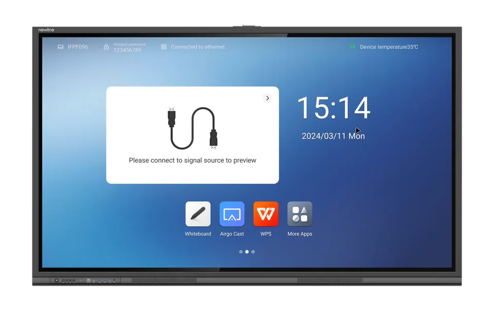 newline-s-pro-series-interaktives-display-android-14-mit-4k-ai-kamera image 1