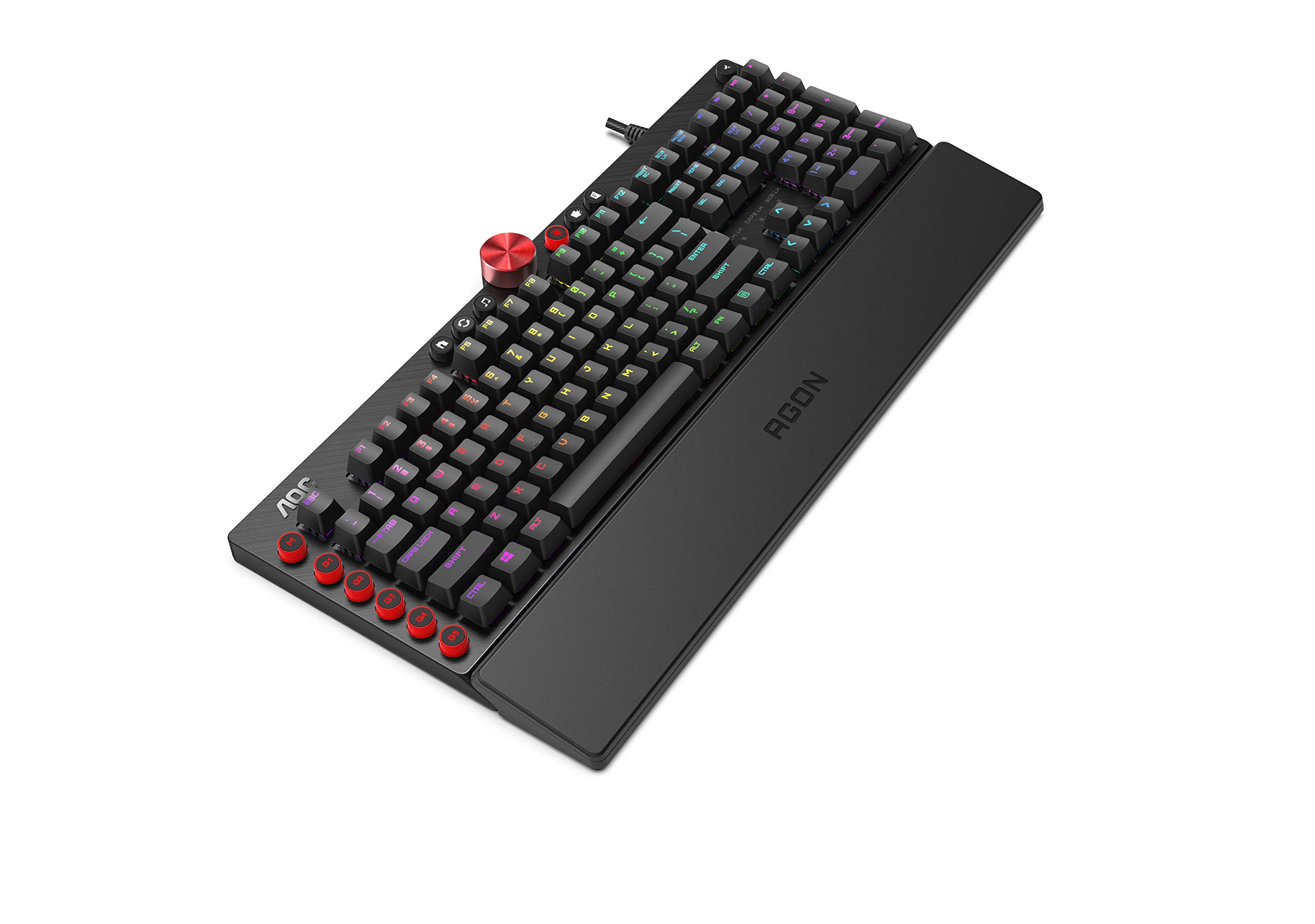 aoc-agon-agk700-gaming-tastatur-cherry-mx-red-eng-layout image 3