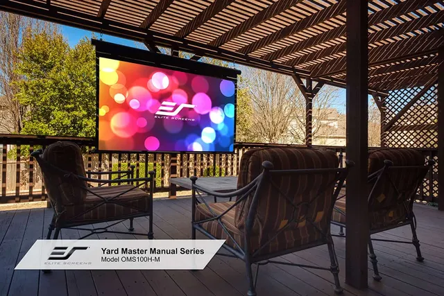 elite-screens-yard-master-manual-series-mobile-outdoor-projektionsleinwand image 1