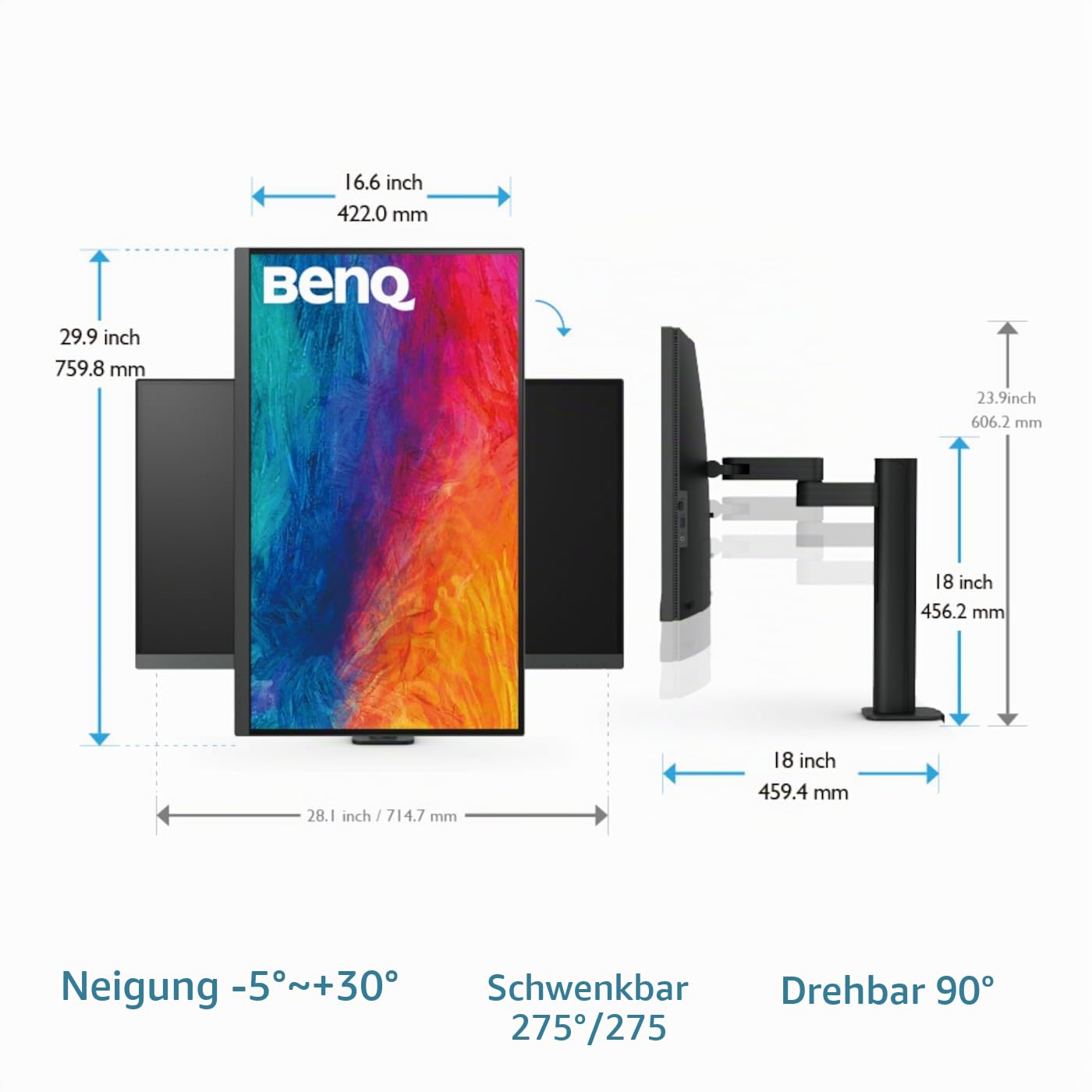 benq-pd3205ua-32-zoll-4k-design-monitor-mit-ergo-arm-usb-c image 6
