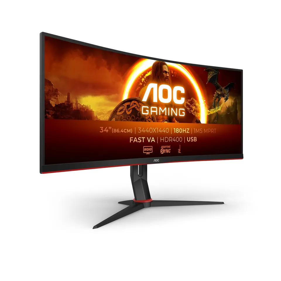 aoc-cu34g2xpd-bk-34-zoll-uw-qhd-curved-gaming-monitor-180hz image 1