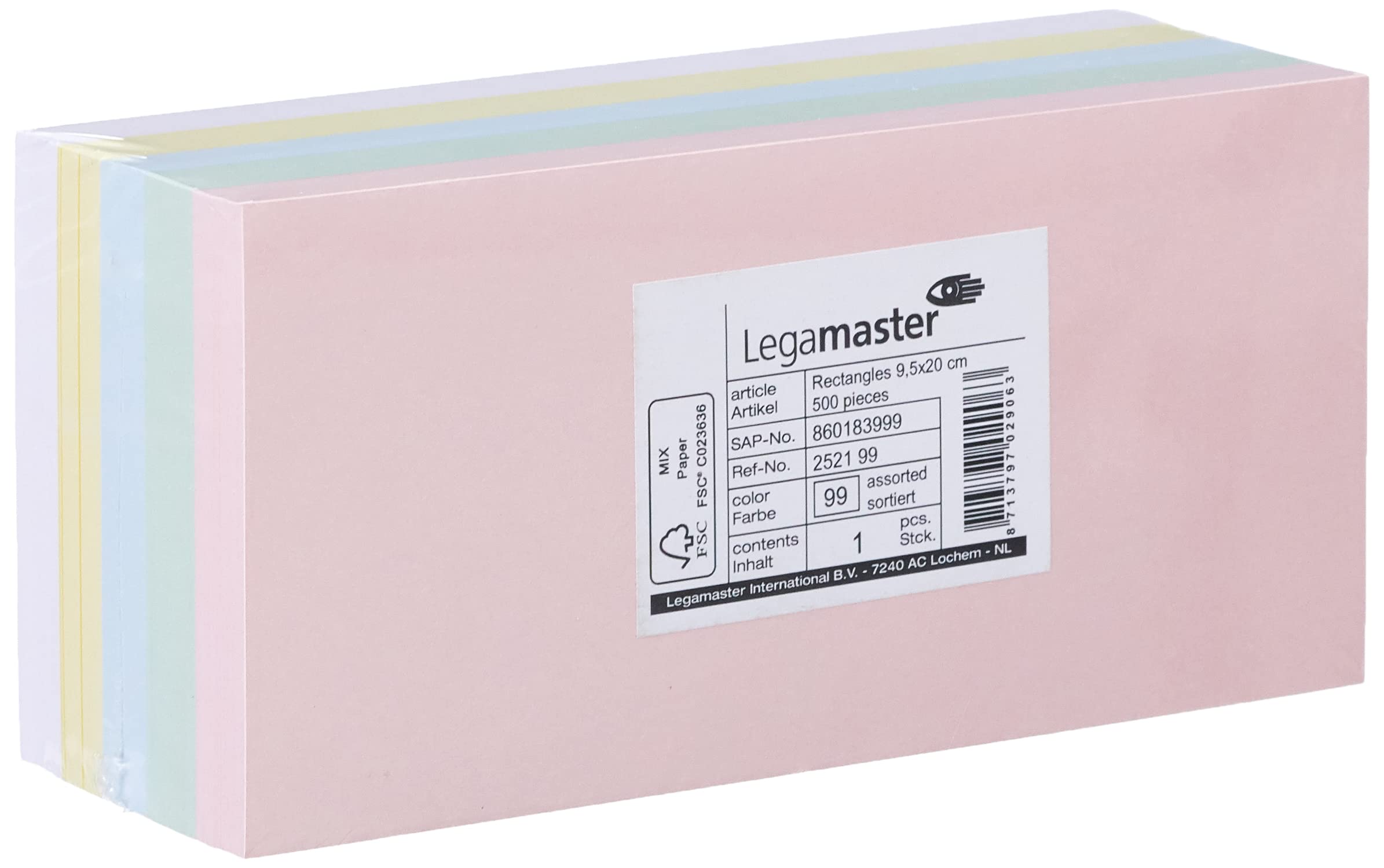 legamaster-7-252199-moderationskarten-rechteck-9-5x20-cm-500-st-ck image 2