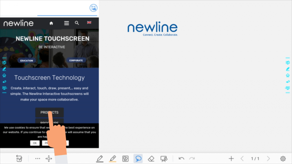 newline-whiteboard-integriertes-android-whiteboard-f-r-q-series image 6