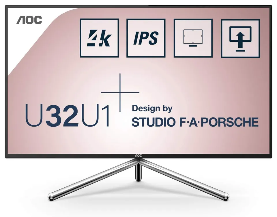 aoc-u32u1-32-zoll-uhd-4k-ips-monitor-porsche-design-hdr600 image 1