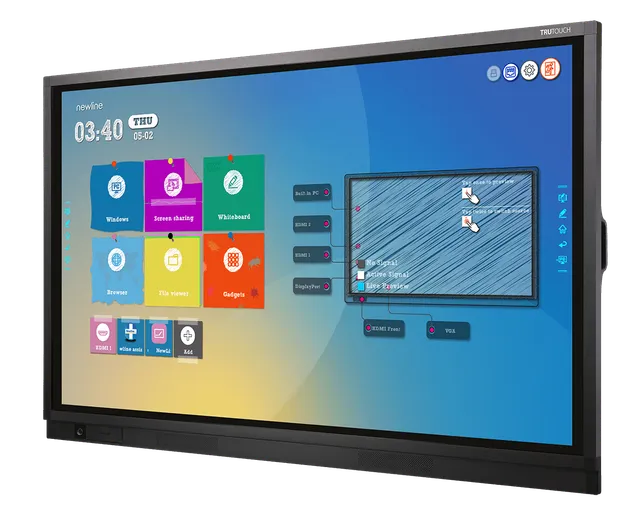 newline-rs-series-4k-uhd-touchdisplay-mit-digitalem-whiteboard image 1