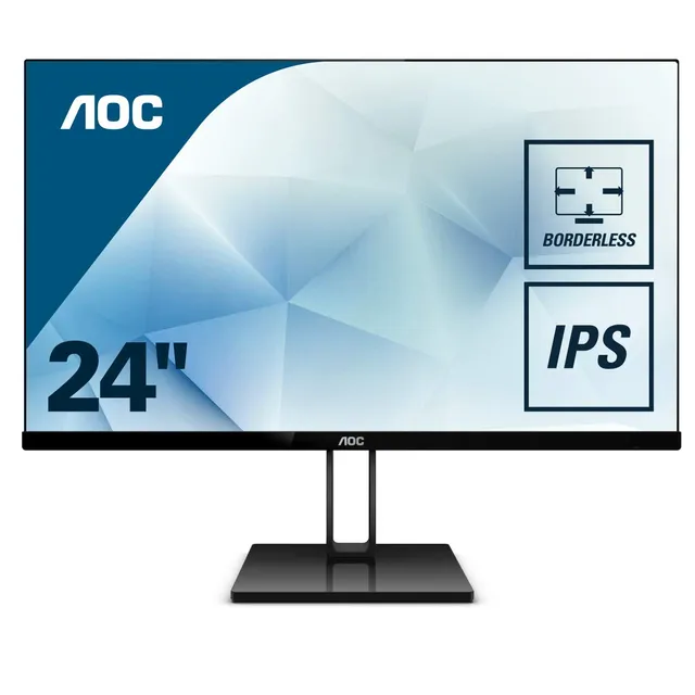 aoc-24v2q-24-zoll-fhd-ips-monitor-mit-freesync-hdmi-und-displayport image 1