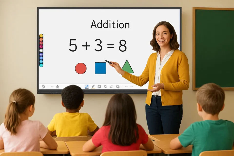 newline-q-ultra-series-interaktives-display-mit-google-edla image 1