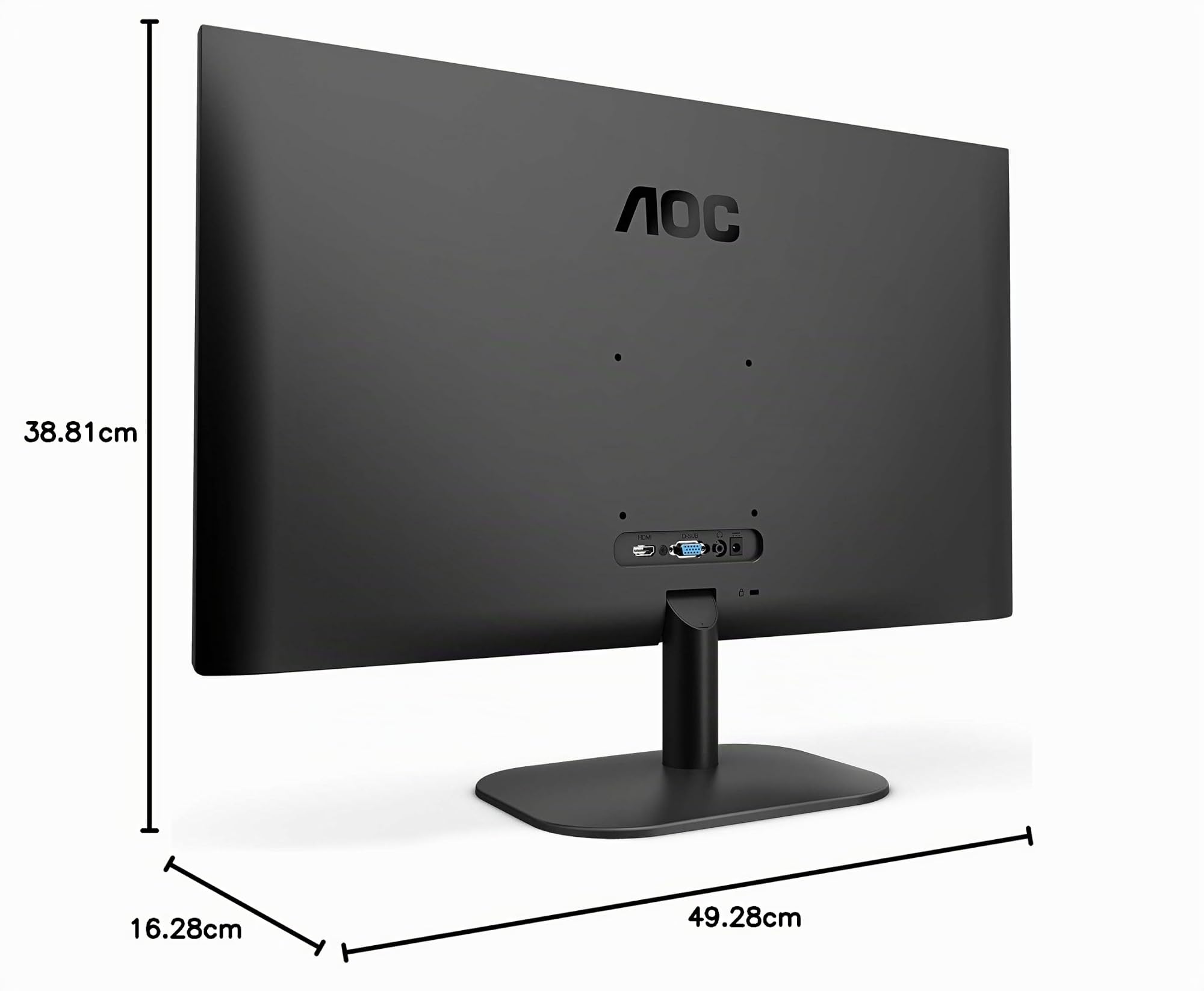 aoc-27b2h-27-zoll-fhd-monitor-ips-75-hz-hdmi-vga-schwarz image 7