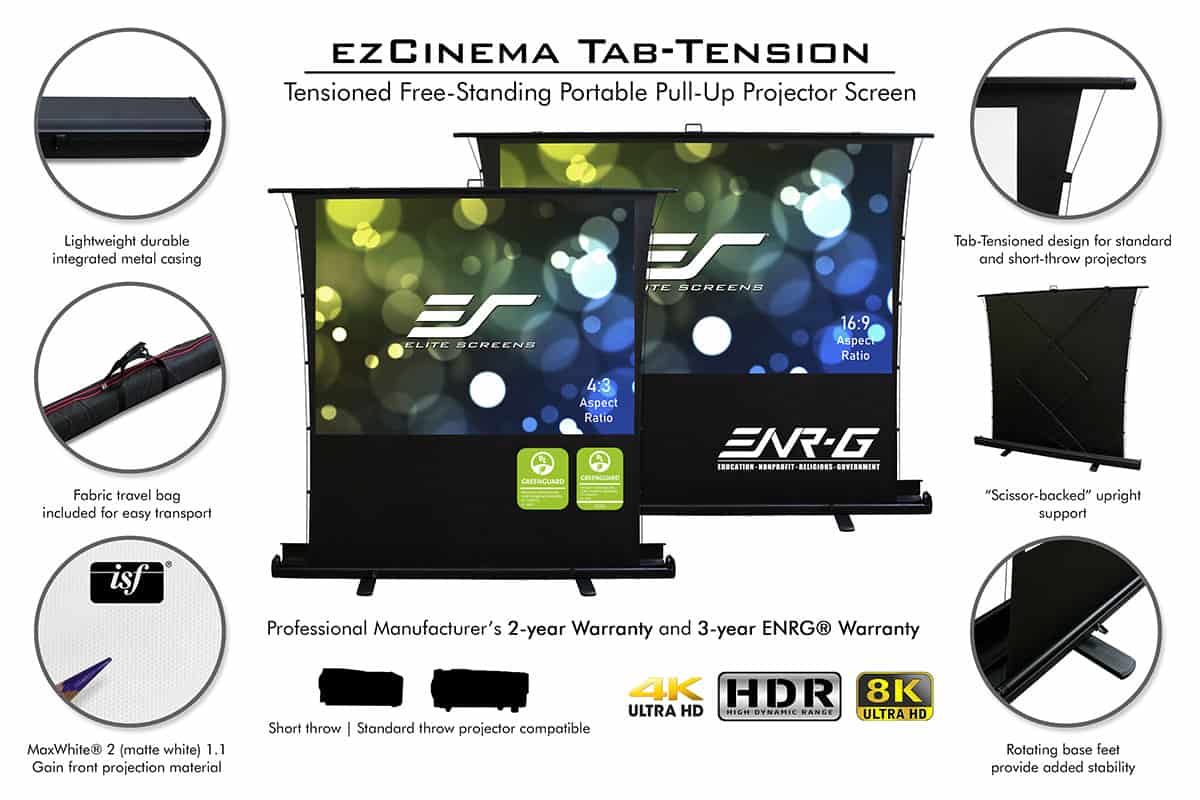 elite-screens-ezcinema-tab-tension-serie-motorleinwand-maxwhite-2 image 2