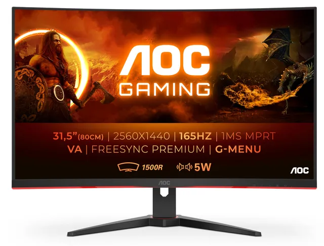 aoc-gaming-cq32g2se-32-zoll-qhd-curved-monitor-165hz-schwarz-rot image 1