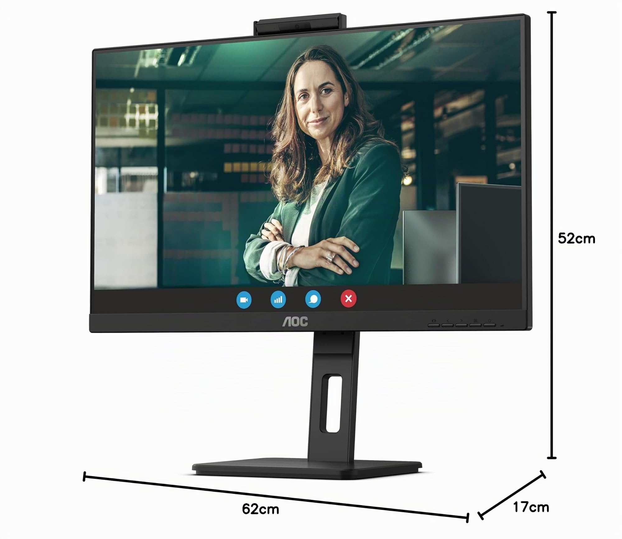 aoc-24p3qw-24-zoll-full-hd-monitor-mit-webcam-und-usb-hub image 8