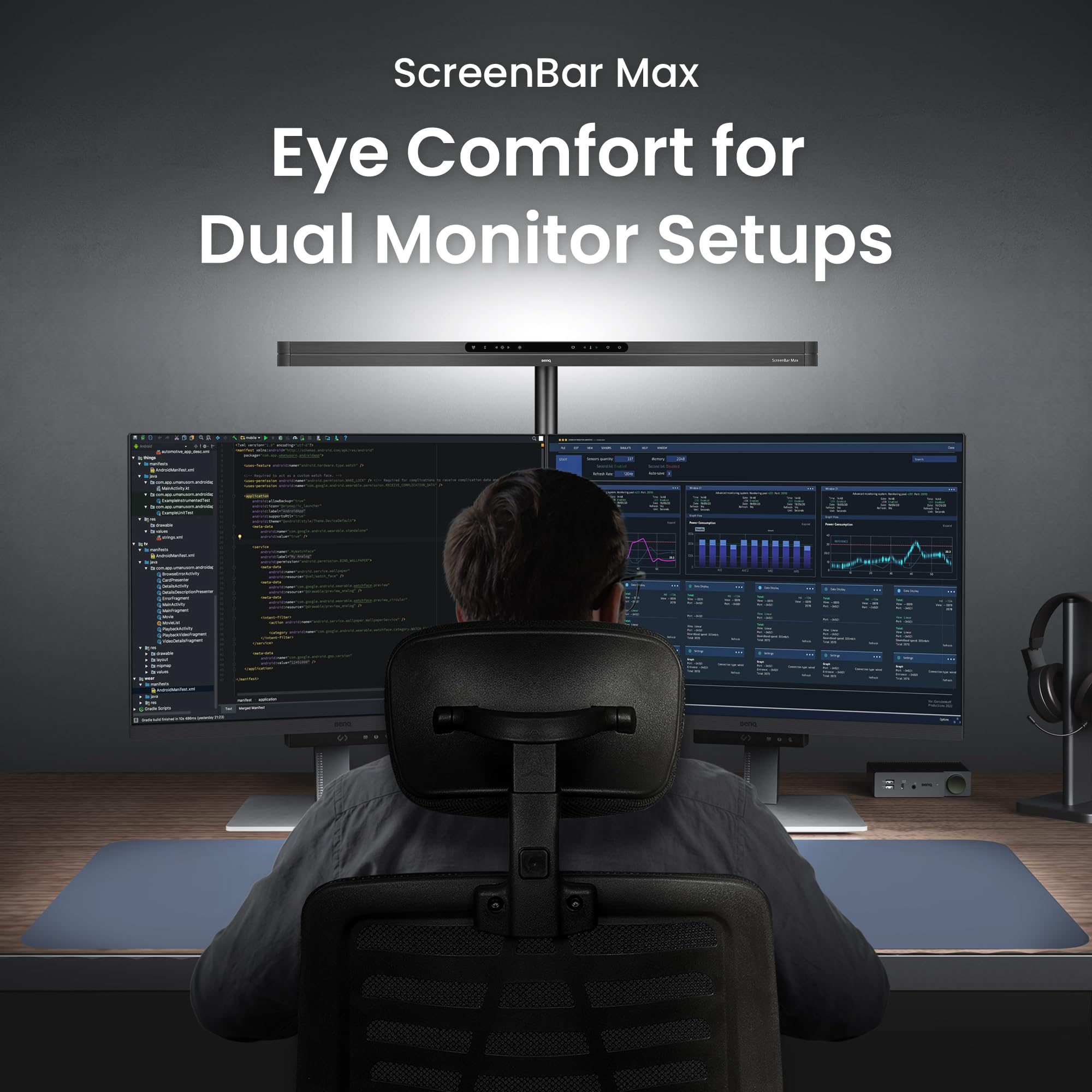 benq-screenbar-max-33-zoll-dual-monitor-lightbar-blendfrei image 2