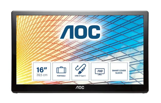 aoc-e1659fwu-15-6-zoll-mobiler-usb-monitor-mit-hd-aufl-sung image 1