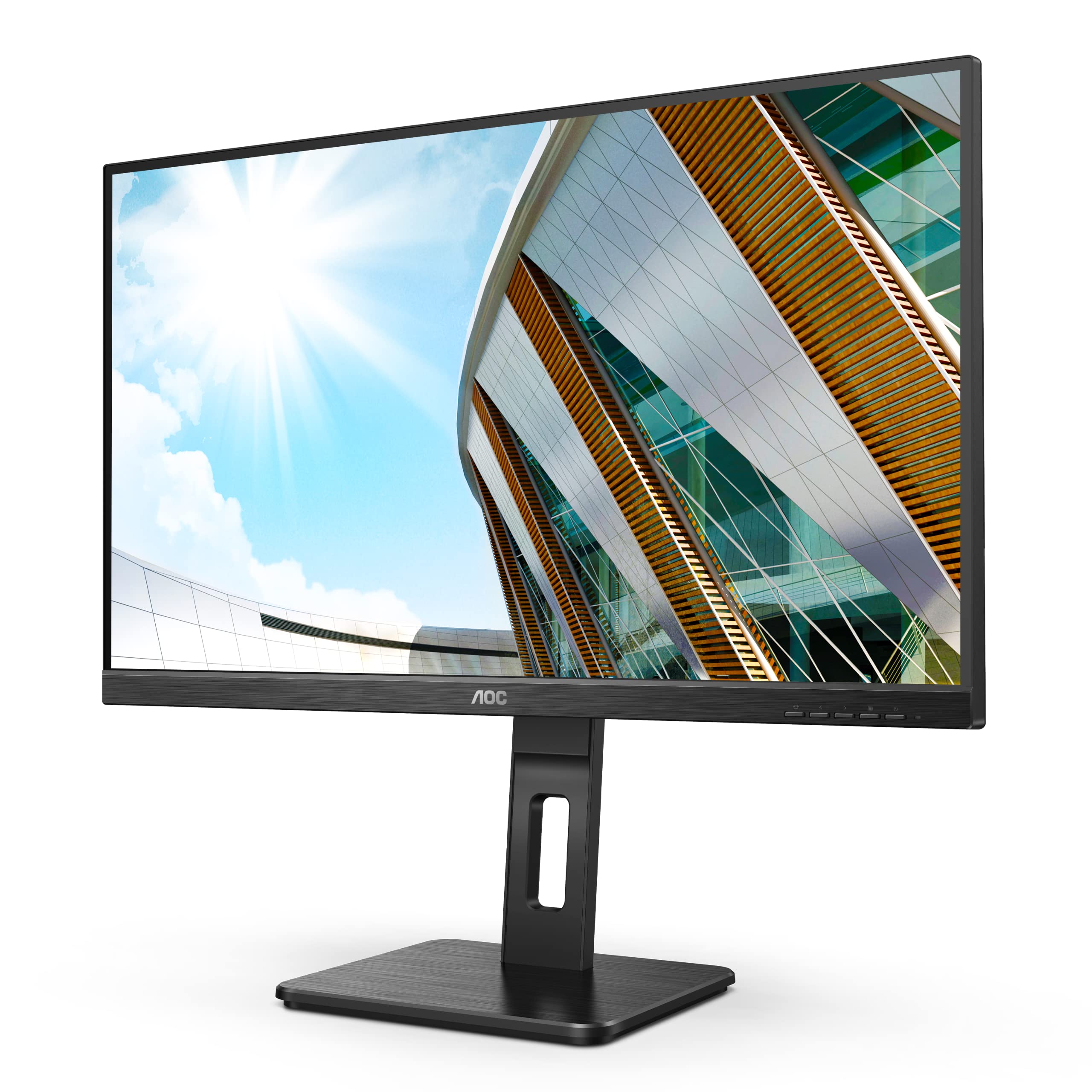 aoc-u27p2ca-27-zoll-4k-uhd-usb-c-docking-monitor-h-henverstellbar image 1
