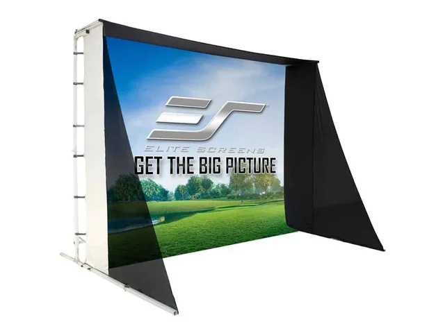 elite-screens-golfsim-portable-impactwhite-350-series-golfsimulator-leinwand image 1
