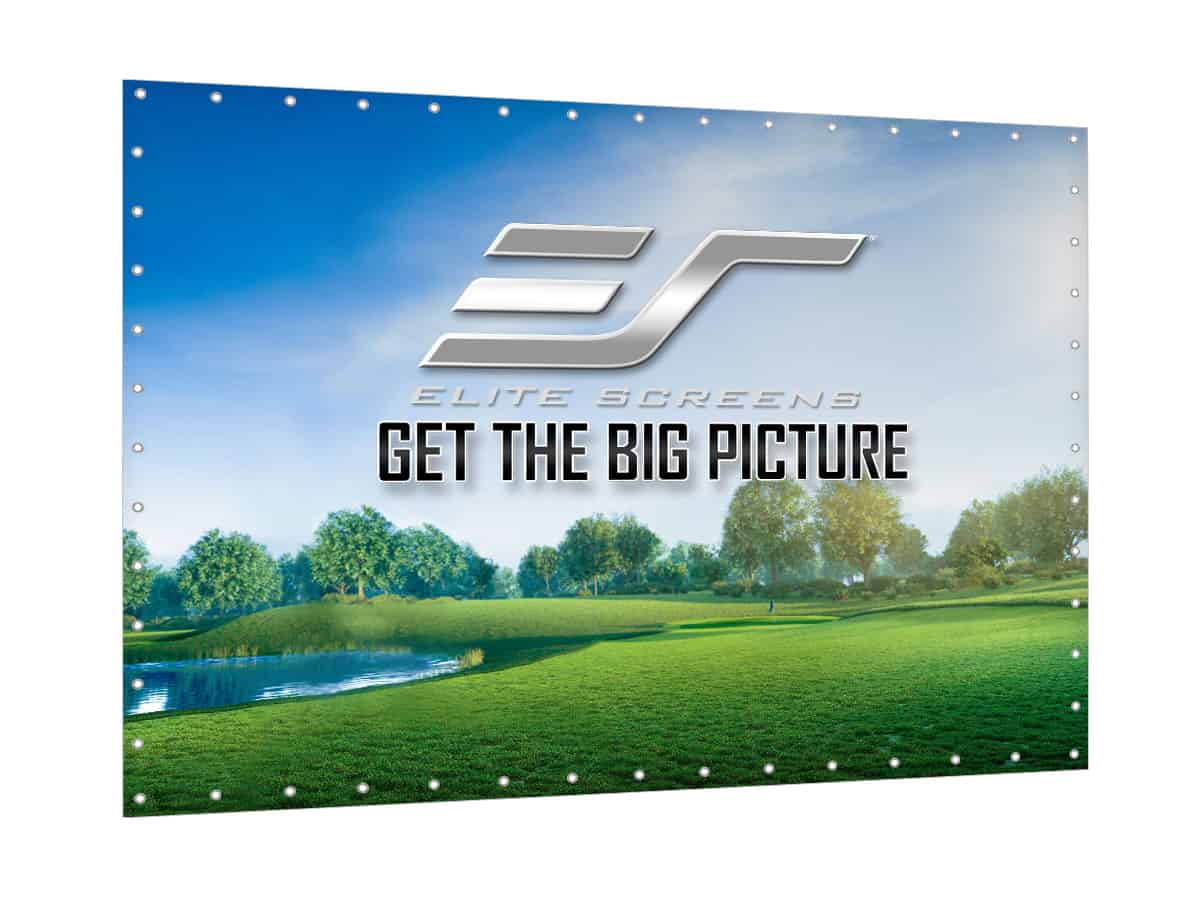 elite-screens-golfsim-diy-impactwhite-1145-prallschutz-leinwand image 3