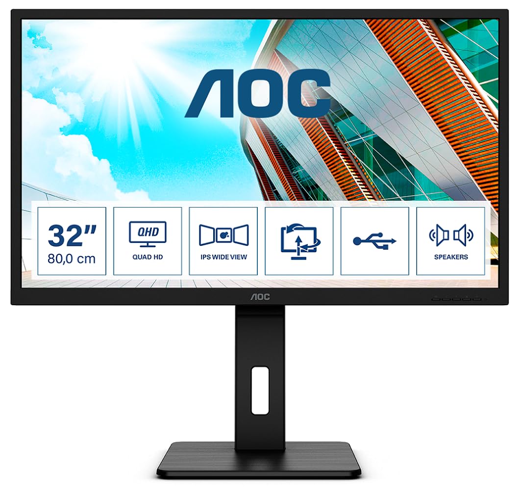aoc-q32p2ca-32-zoll-qhd-usb-c-docking-monitor-schwarz image 1