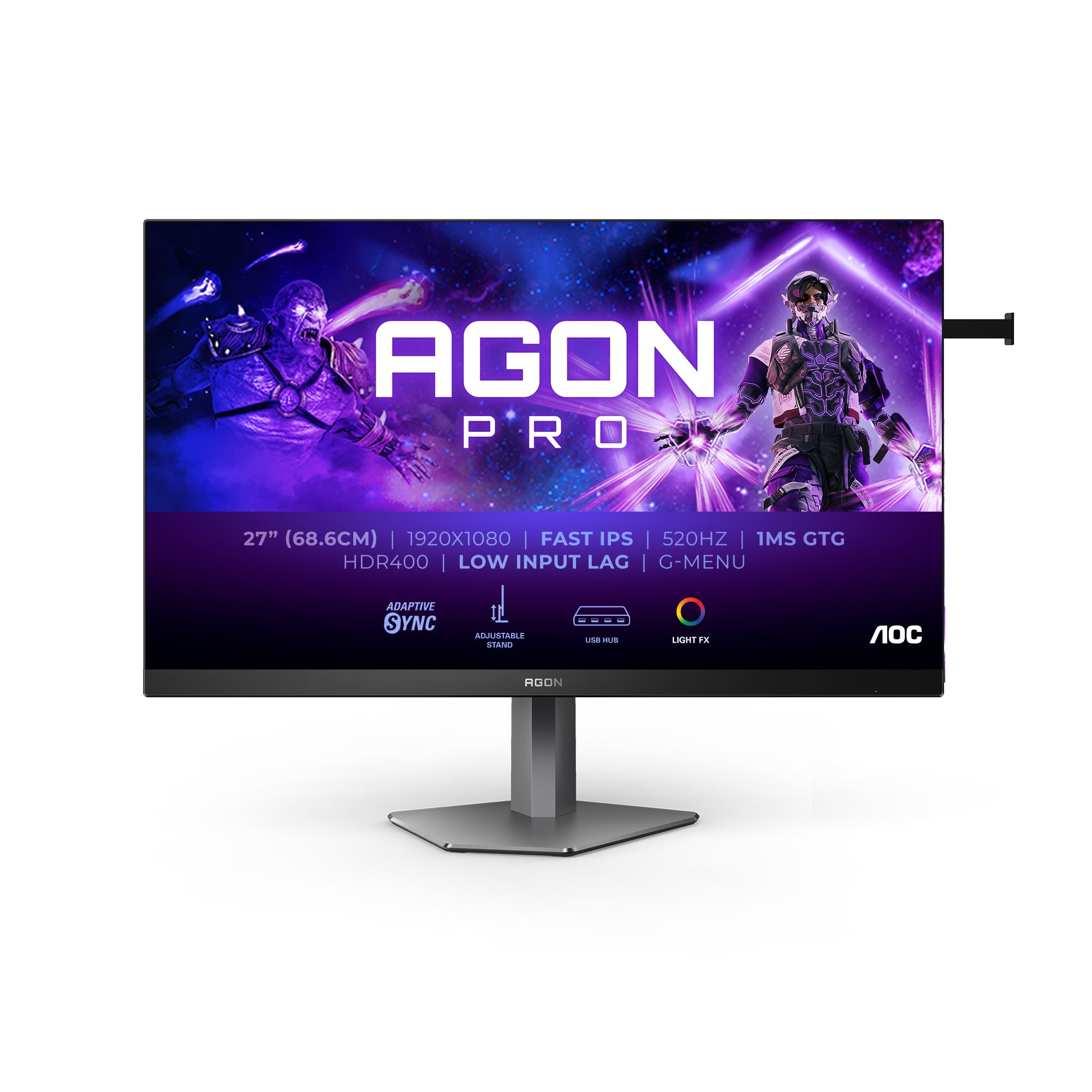aoc-agon-ag276fk-27-zoll-fhd-520-hz-gaming-monitor image 2
