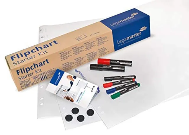 legamaster-7-124900-flipchart-starter-kit-mit-papier-markern-und-magneten image 1