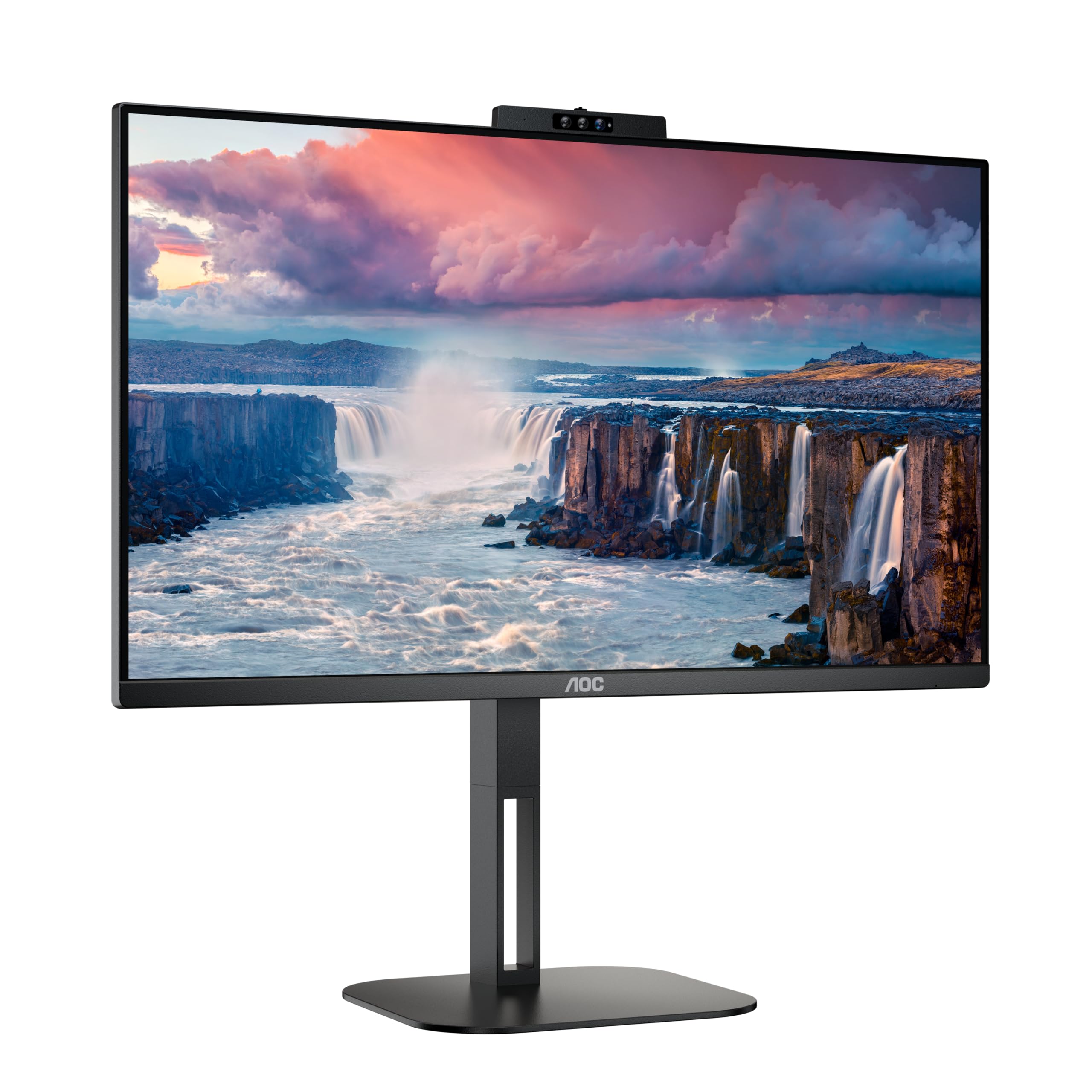 aoc-24v5cw-24-zoll-fhd-monitor-mit-webcam-lautsprecher-und-usb-c image 2