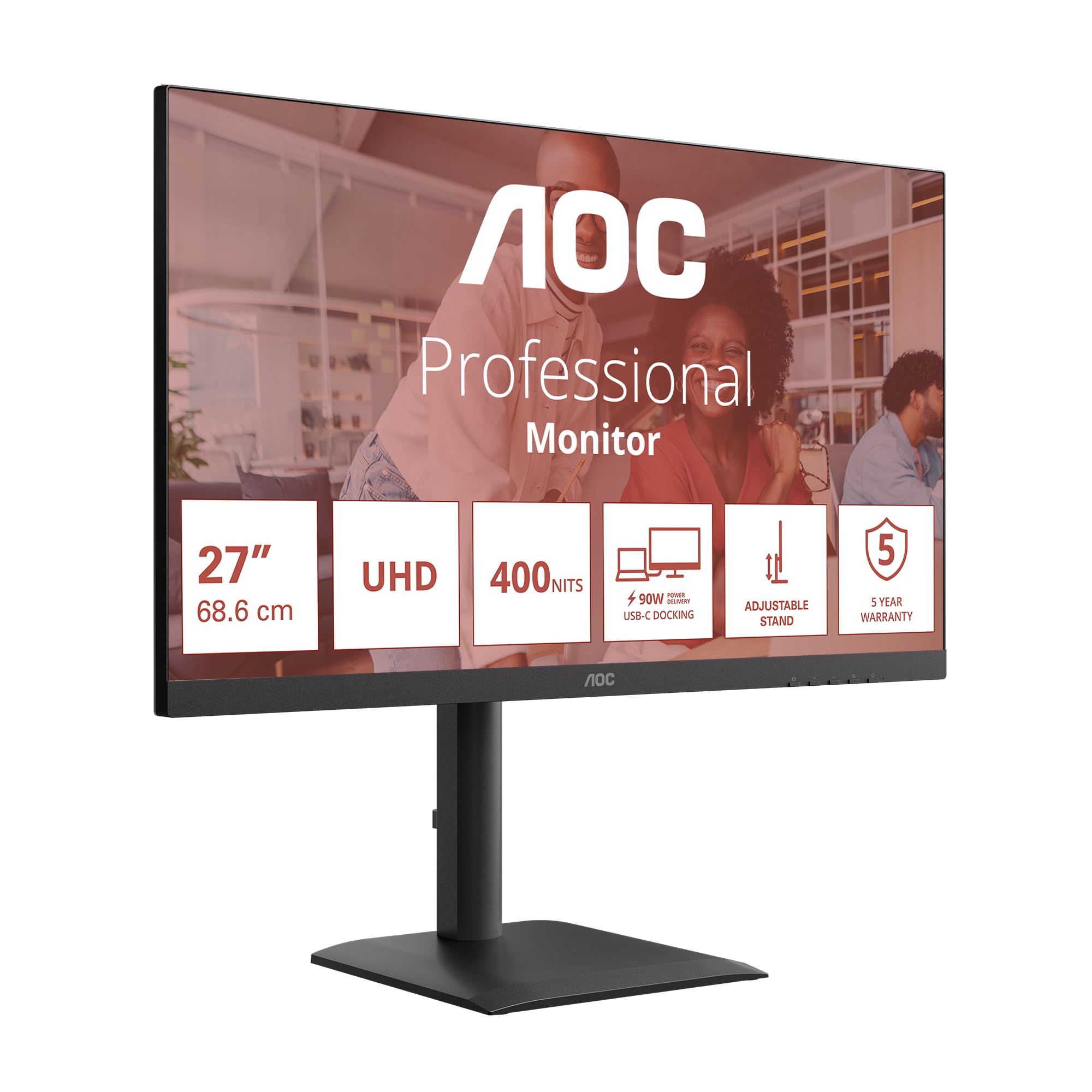 aoc-24e4cv-24-zoll-fhd-monitor-120-hz-mit-90w-usb-c-dock image 7