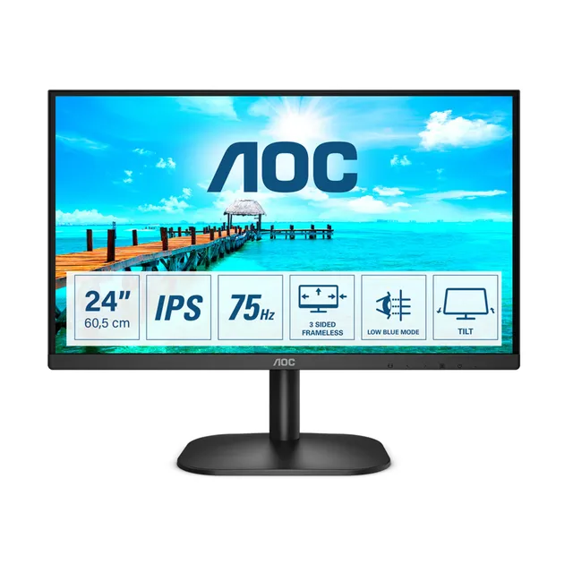 aoc-24b2xh-24-zoll-fhd-monitor-75hz-ips-schwarz image 1