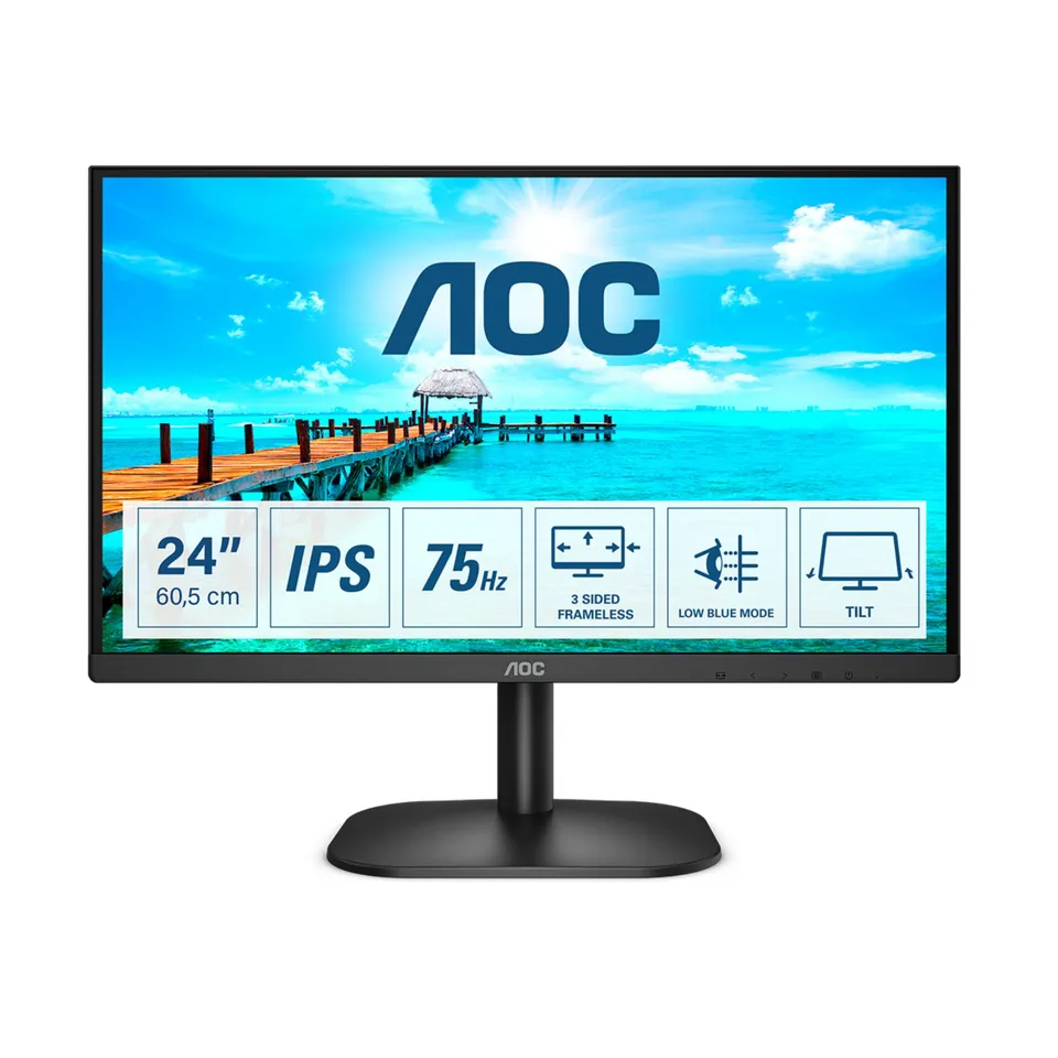 aoc-24b2xh-24-zoll-fhd-monitor-75hz-ips-schwarz image 1