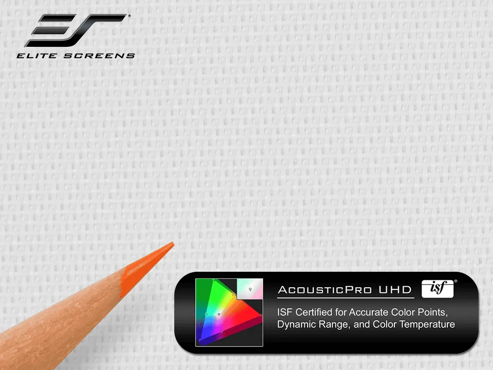 elite-screens-acousticpro-uhd-leinwandtuch-schalltransparent image 1