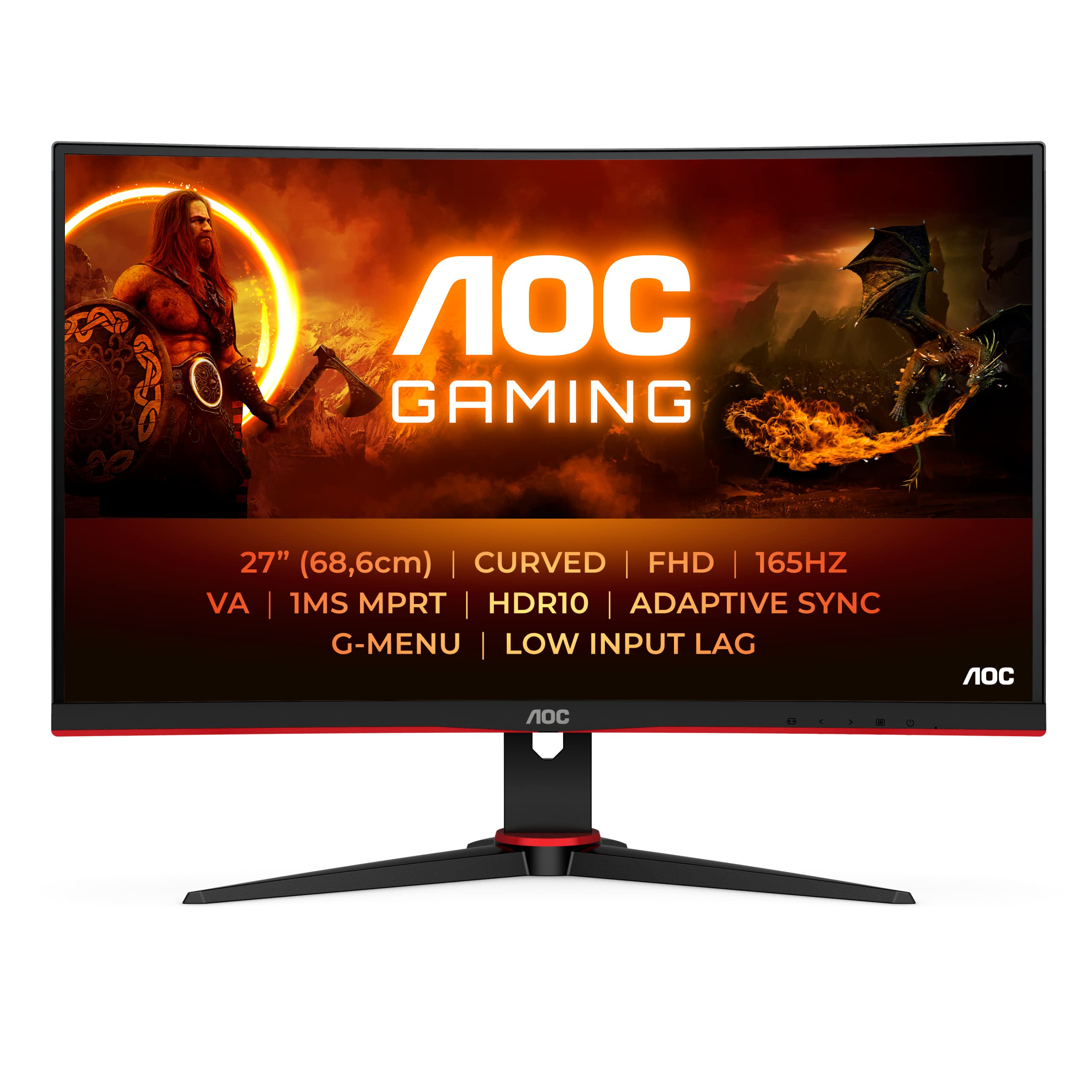 aoc-gaming-c27g2e-27-zoll-fhd-curved-monitor-mit-165-hz-1-ms-und-freesync-premiu image 2