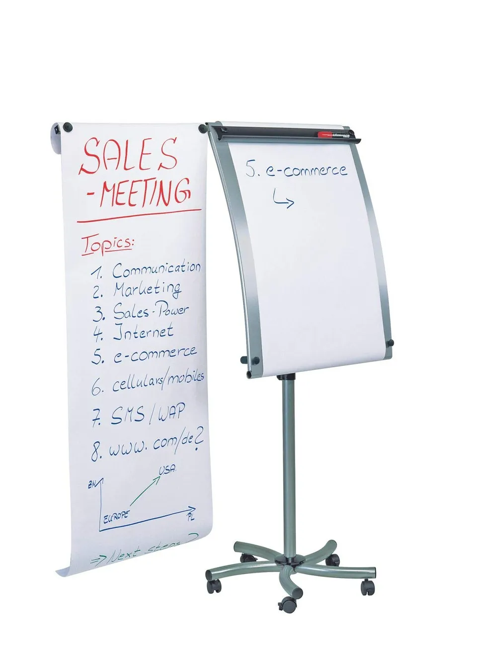 legamaster-silvertec-mobiles-flipchart-103x70-cm-magnetisch image 1