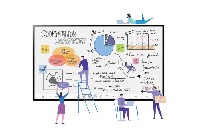 newline-q-series-whiteboard-interaktives-display-mit-android-whiteboard image 1