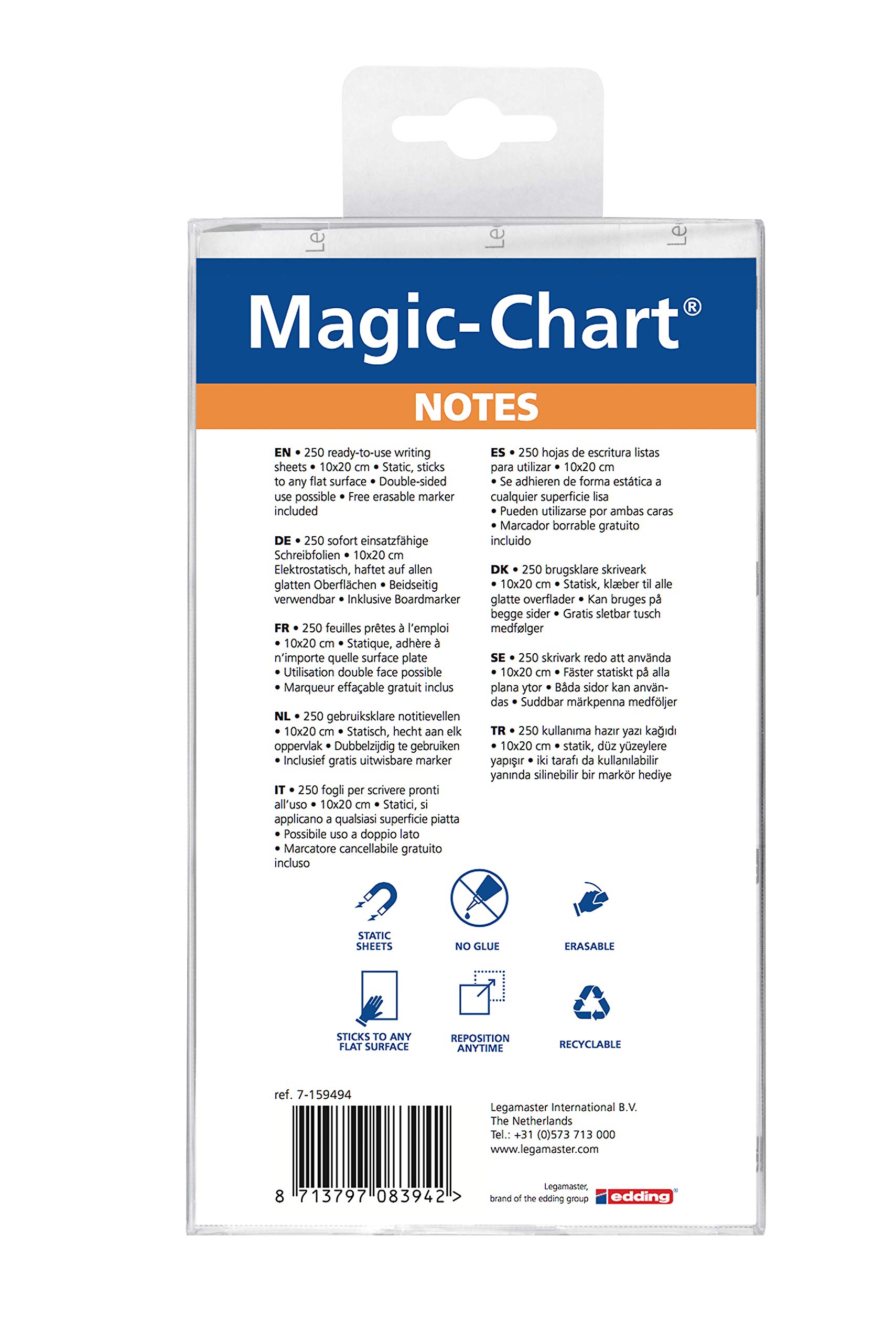 legamaster-magic-chart-notes-haftnotizen-10x20cm-wei-250-folien image 3