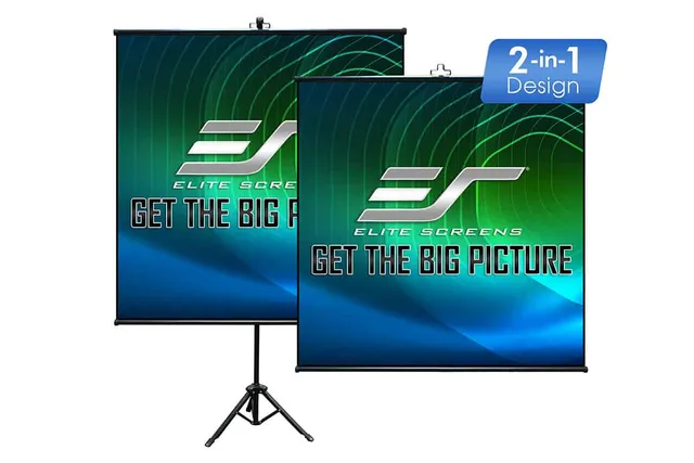 elite-screens-tripod-lite-wall-series-stativ-wand-leinwand-50-65 image 1