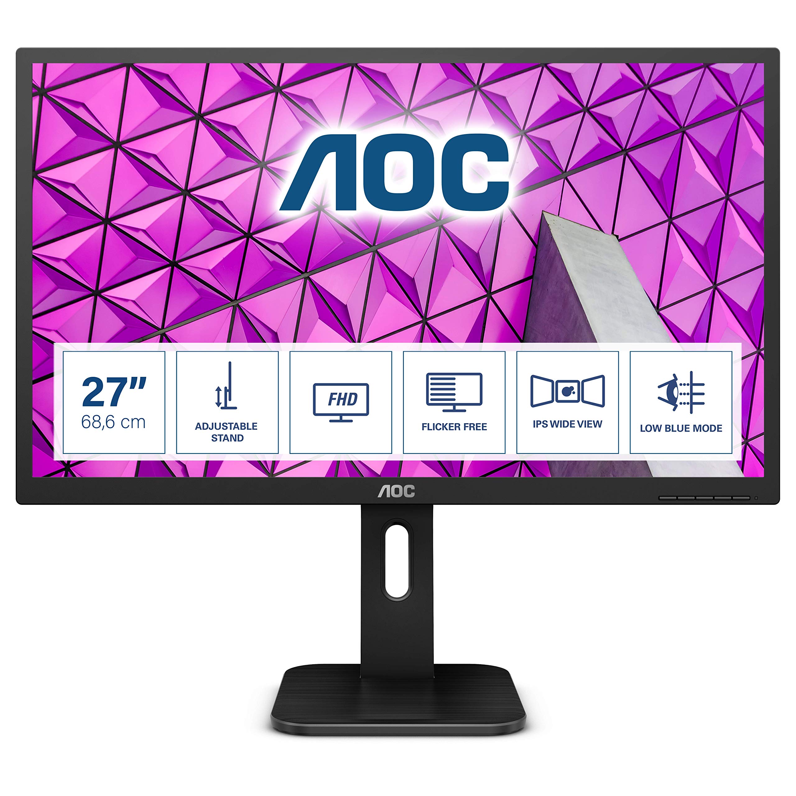 aoc-27p1-27-zoll-fhd-monitor-h-henverstellbar-schwarz image 2