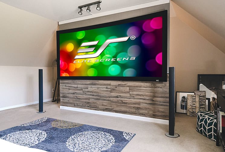 elite-screens-lunette-2-series-curved-rahmenleinwand image 2