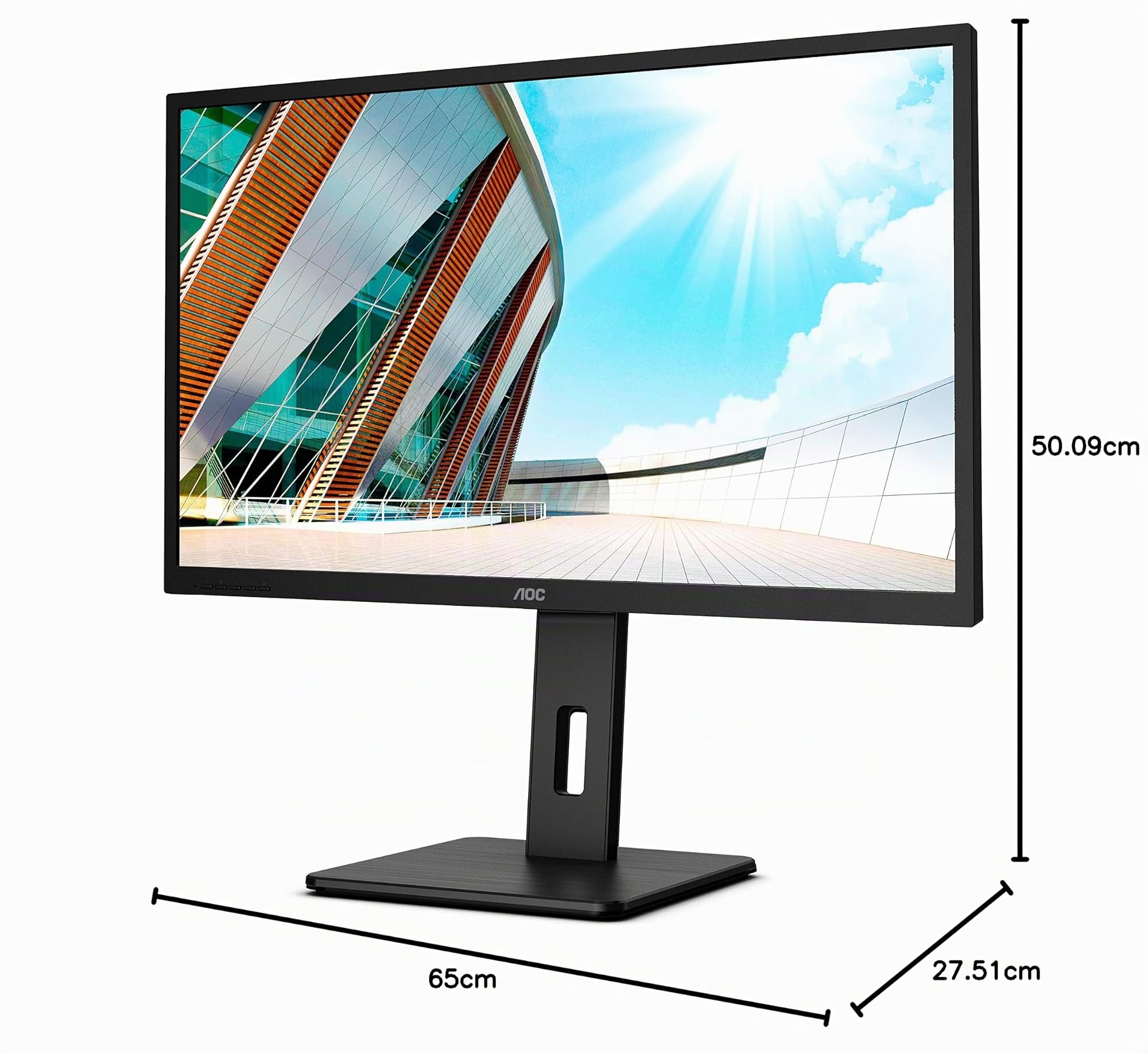 aoc-q32p2-32-zoll-qhd-monitor-h-henverstellbar-mit-usb-hub image 7