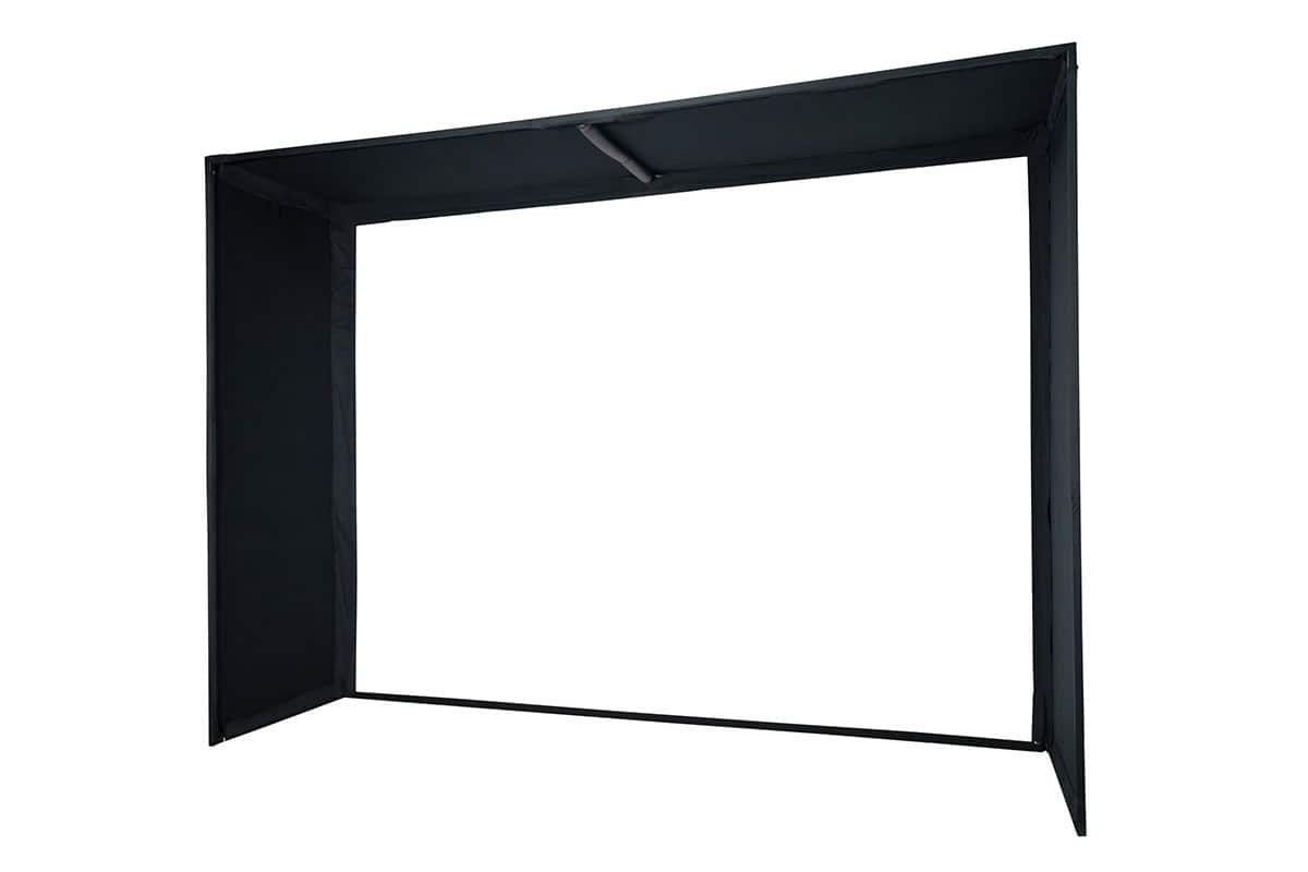 elite-screens-golfsim-bay-series-impactwhite-1145-golfsimulator-leinwand image 2