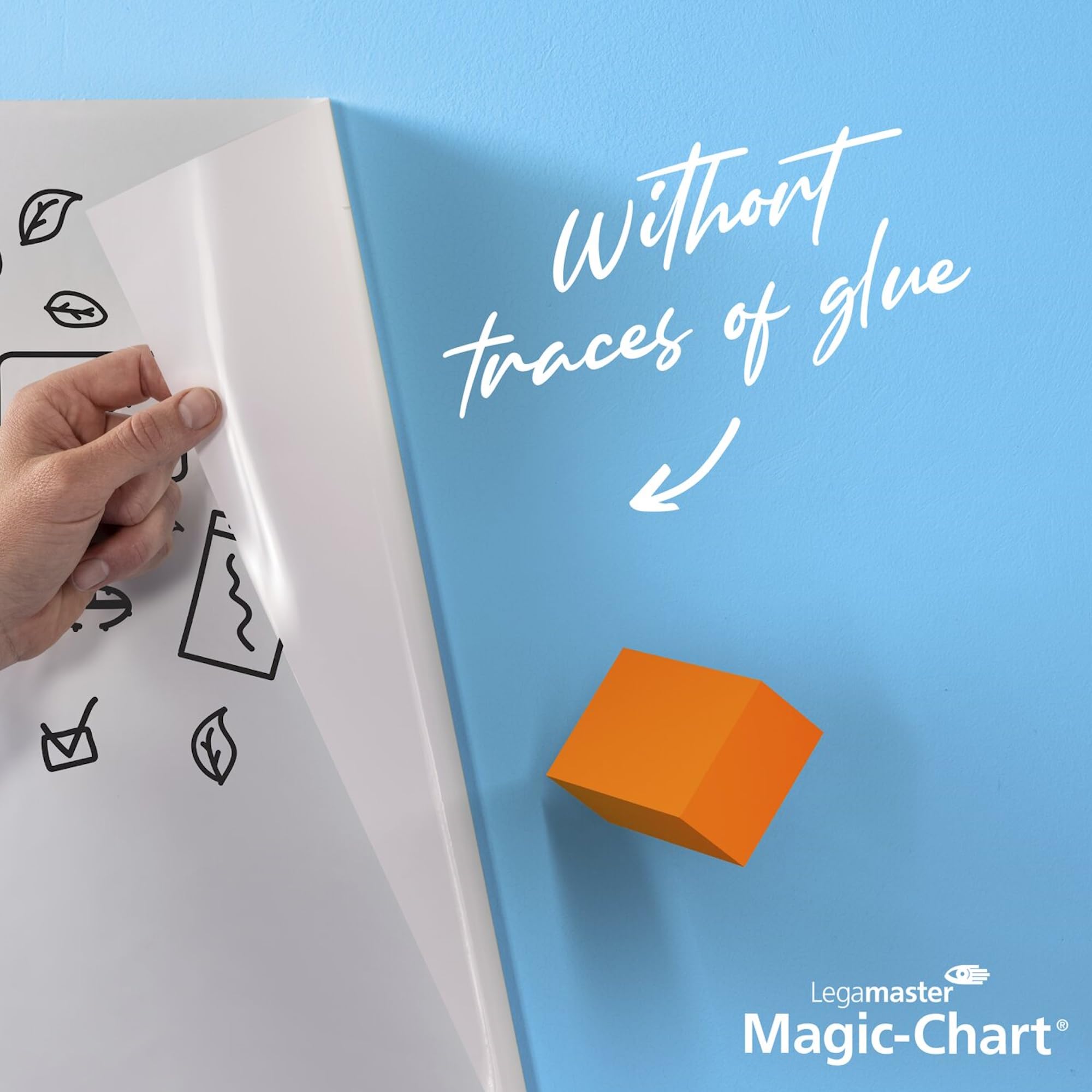 legamaster-magic-chart-whiteboard-folie-80x60cm-rolle-25-blatt-wei image 7