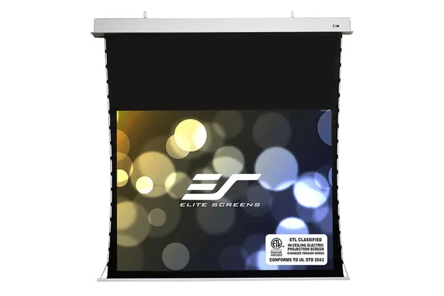 elite-screens-evanesce-tab-tension-deckeneinbau-leinwand-cinewhite image 1