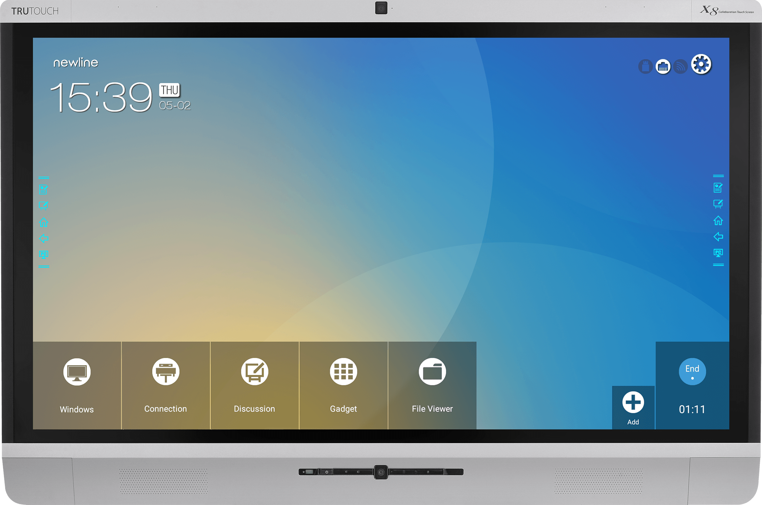 newline-x-series-unified-collaboration-videokonferenz-display image 1