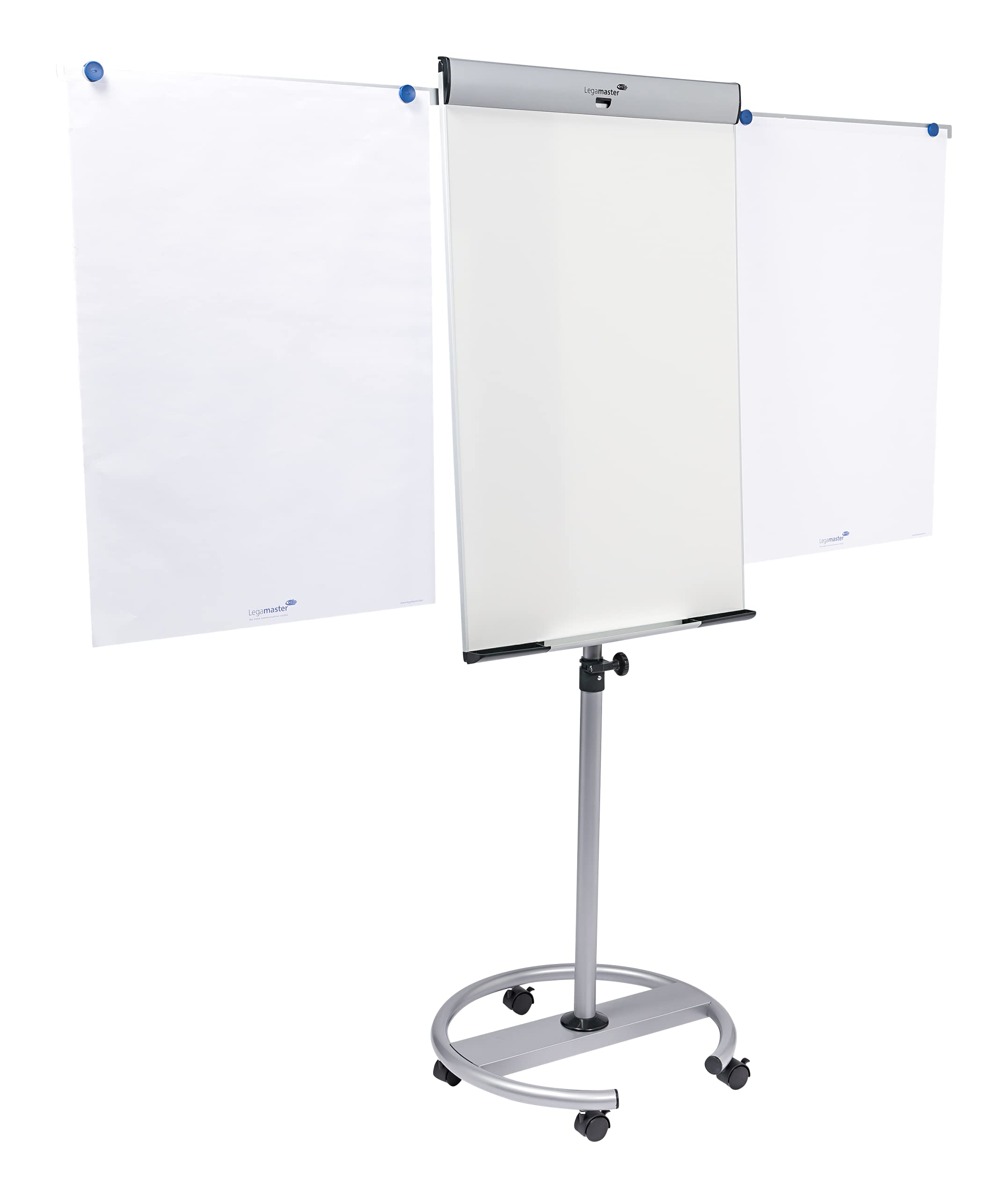legamaster-professional-triangle-flipchart-mobil-105x68-cm-silber image 1