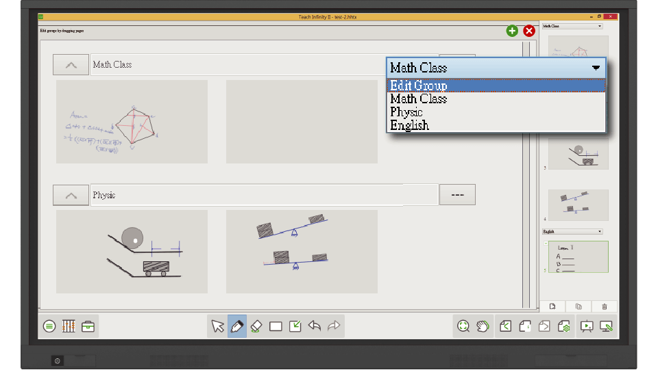 newline-teach-infinity-ii-interaktive-unterrichts-software image 4
