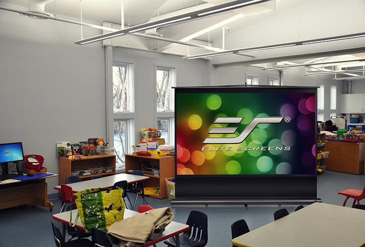 elite-screens-reflexion-tragbare-bodenleinwand-120-4-3 image 4