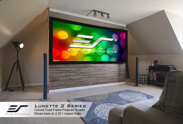 elite-screens-lunette-2-series-curved-rahmenleinwand image 1