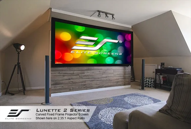 elite-screens-lunette-2-series-curved-rahmenleinwand image 1