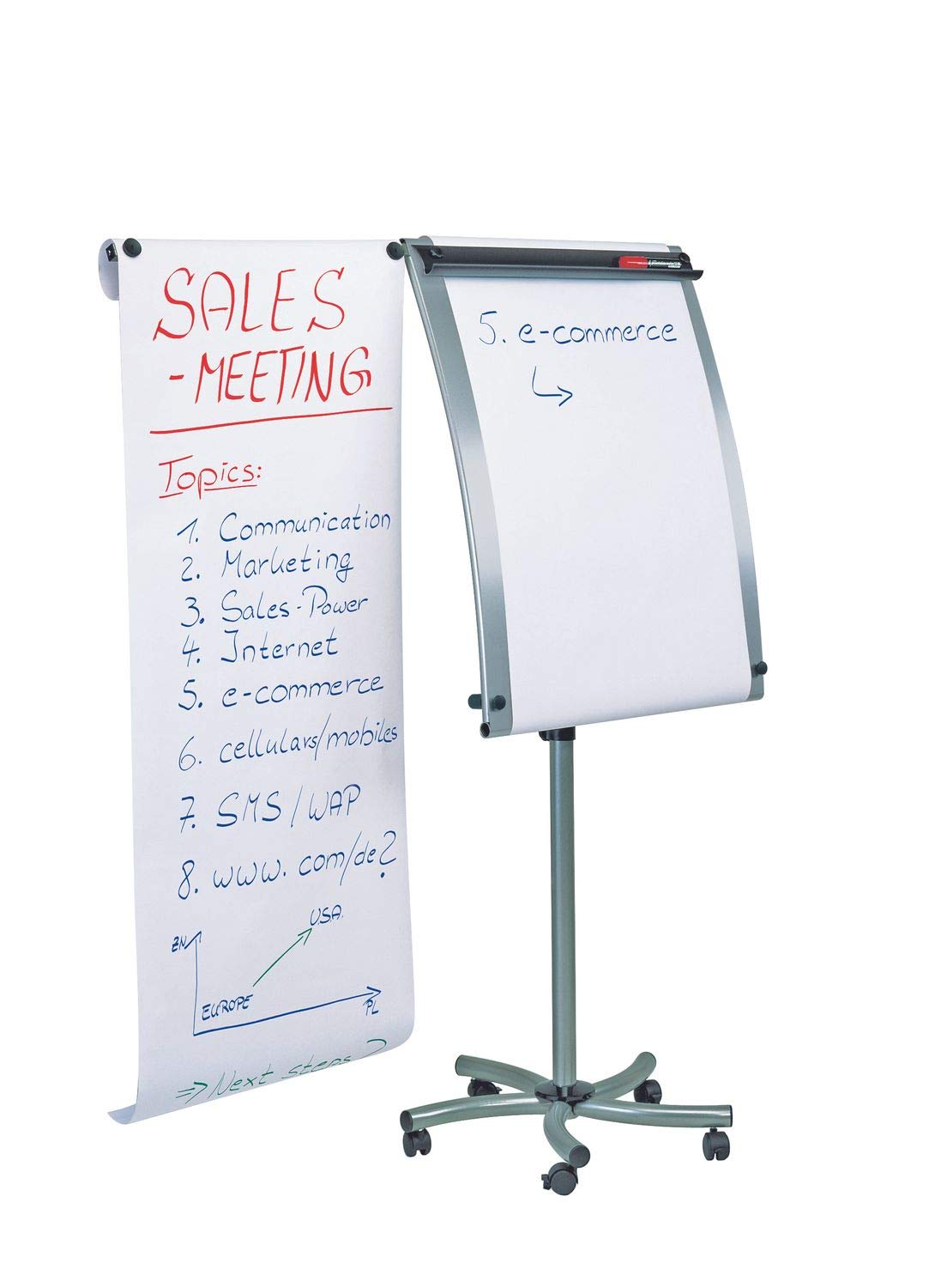 legamaster-silvertec-mobiles-flipchart-103x70-cm-magnetisch image 1